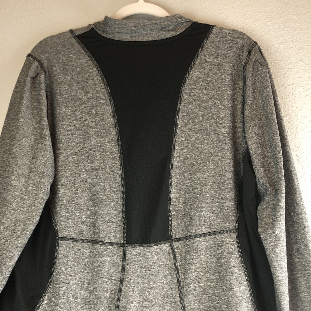 Champion Womens Shirt XXL Gray 1/4 Zip Pullover Long Sleeve Athletic Top - Picture 8 of 10